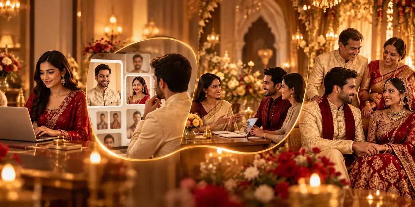Matrimonial journey from registration to family connection